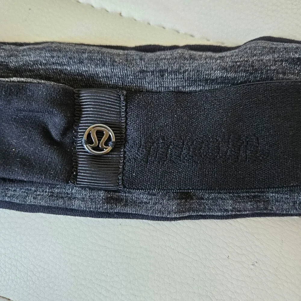 Lululemon Black Athletic Headband Fitness Accessory